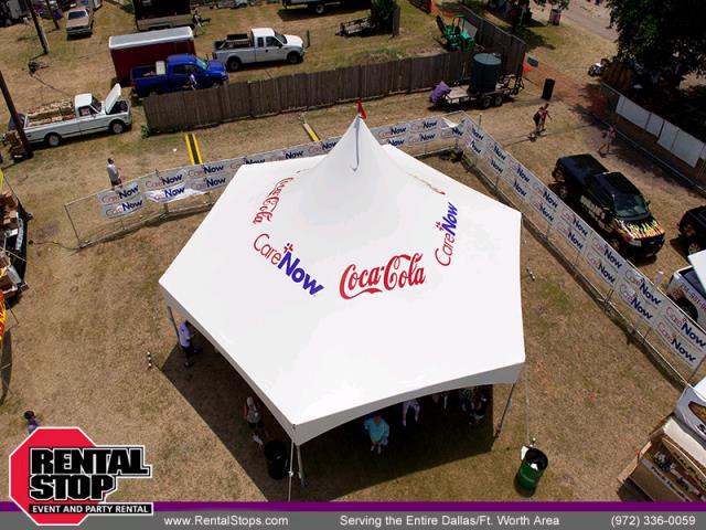 Rental store for high peak shaped tents in STOREAREA2